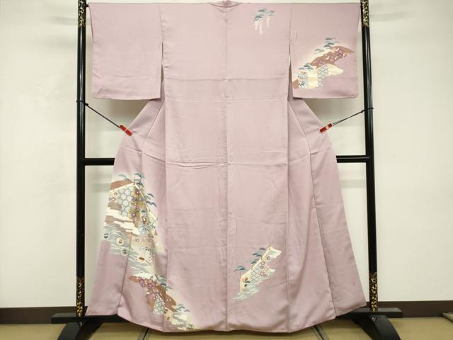 平和屋着物■訪問着 宝尽くし 金銀彩 正絹 逸品 DABF9825cd