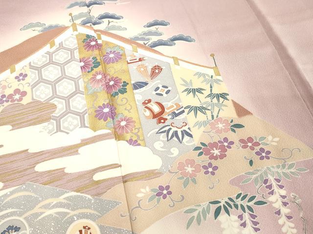 平和屋着物■訪問着 宝尽くし 金銀彩 正絹 逸品 DABF9825cd