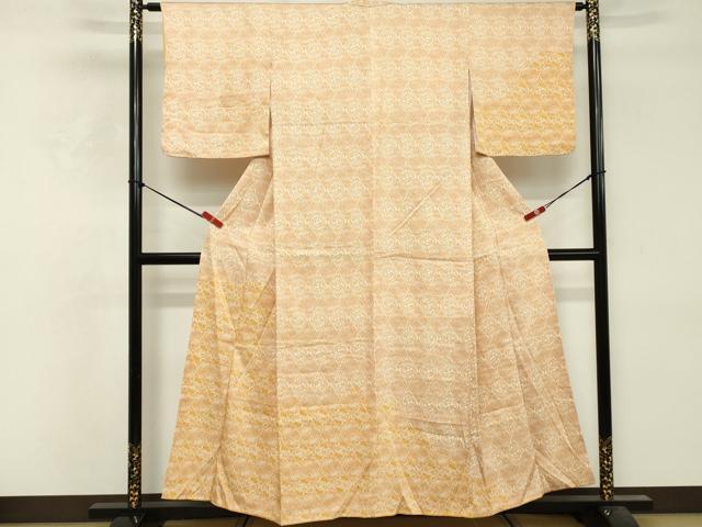 平和屋着物■訪問着 桐唐草 暈し染め 正絹 逸品 DABF9827cd