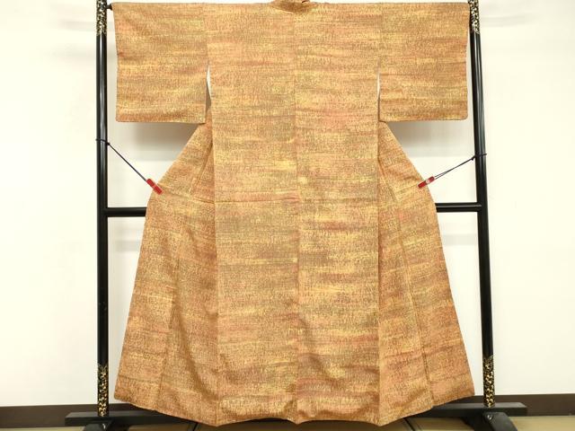 平和屋着物■上質な小紋 霞文 正絹 逸品 DABF9857cd