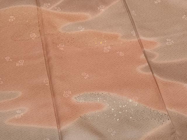 平和屋着物■訪問着 流水花文 暈し染め 金銀彩 正絹 逸品 DABF9894cd