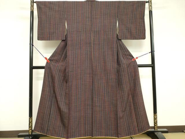 平和屋着物■上質な小紋 間道 正絹 逸品 DABF9952cd
