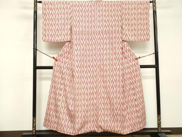 平和屋着物■上質な小紋 矢絣文様 正絹 逸品 DABF9954cd