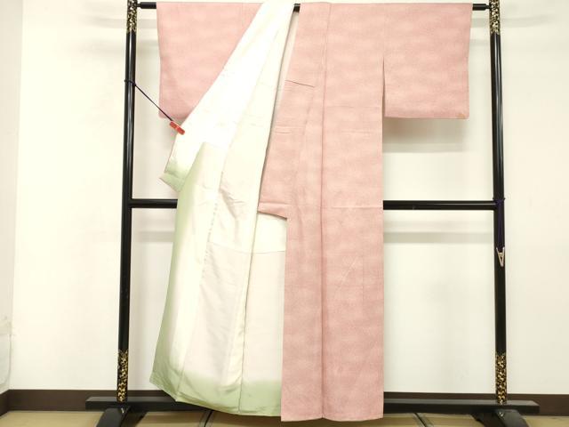 平和屋着物■上質な小紋 霞文 暈し染め 正絹 逸品 DABF9970cd