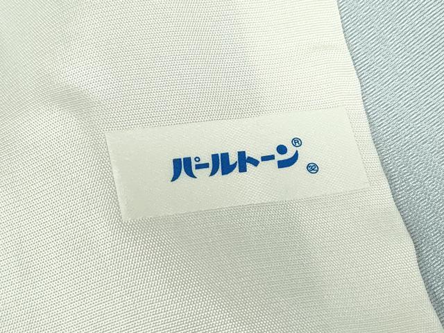 平和屋着物▽上質な色無地 単衣 霞地紋 藍白色 正絹 逸品 未使用 DABG0011az