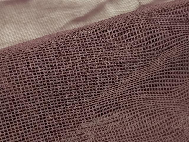 平和屋着物▽道行コート スリーシーズン 春夏秋 塵除け 幾何学文 正絹 逸品 DABG0255az
