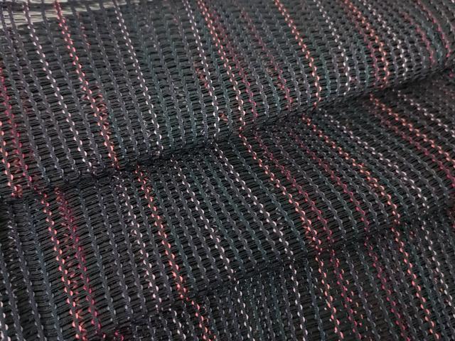 平和屋着物▽道行コート スリーシーズン 春夏秋 塵除け よろけ縞 正絹 逸品 DABG0416az