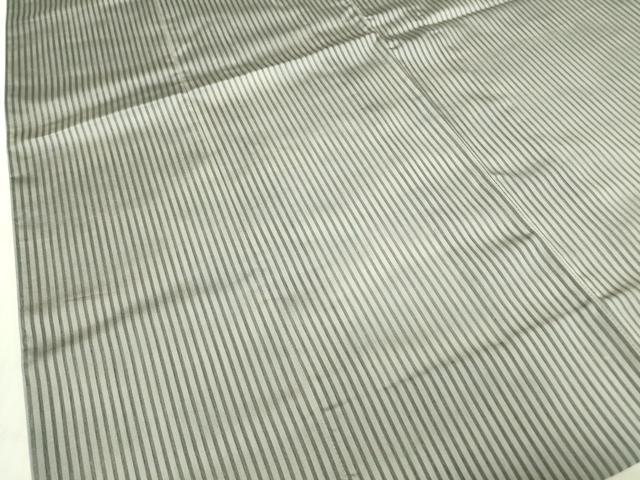 平和屋着物▽道中着 スリーシーズン 春夏秋 塵除け 縞 ロング丈 正絹 逸品 DABG0678az