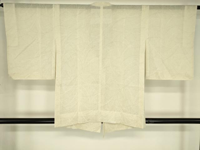 平和屋着物▽道行コート スリーシーズン 春夏秋 塵除け 芝文 正絹 逸品 DABG0724az