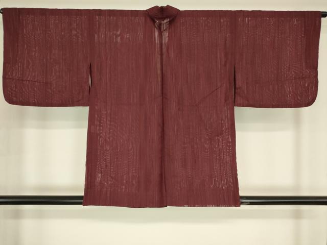 平和屋着物▽道中着 スリーシーズン 春夏秋 塵除け 舞葉間道 洗える着物 DABG0790az