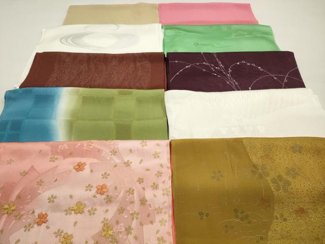 平和屋着物★和装小物 帯揚げ10枚セット 丹後ちりめん 正絹 逸品 DABG1257xg