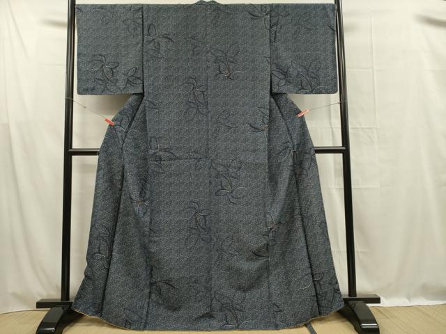平和屋着物■小紋 舞蝶文 洗える着物 DABG1521ya