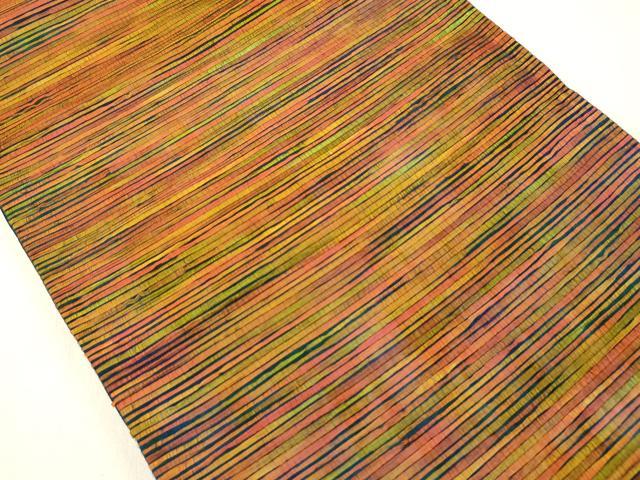 平和屋着物◎全通柄袋帯 横段文 正絹 逸品 DABG1597ya