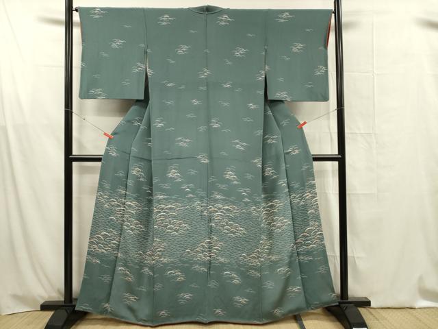 平和屋着物■訪問着 雪芝文 正絹 逸品 DABG1625ya