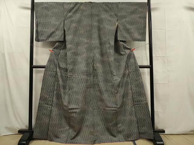平和屋着物■上質な紬 変わり間道 そごう百貨店扱い 正絹 逸品 DABG1673ya