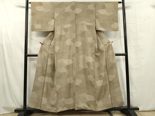 平和屋着物■江戸小紋 氷割れ吉祥文 正絹 逸品 DABG1676ya