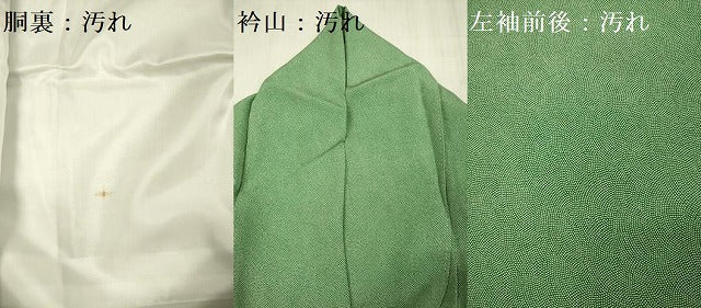 平和屋着物■江戸小紋 鮫小紋柄 正絹 逸品 DABG1777ya