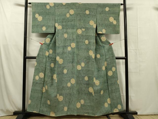 平和屋着物■上質な小紋 正倉院花文 正絹 逸品 DABG1799ya
