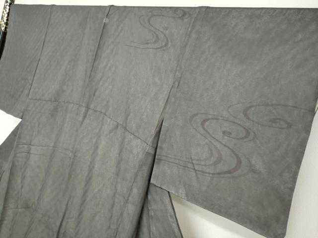 平和屋着物▽訪問着 無双 紗×絽 流水文 正絹 逸品 DABG2006ud