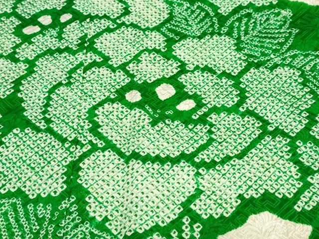 平和屋着物●豪華振袖 総絞り 草花文 正絹 逸品 DABG2138ud