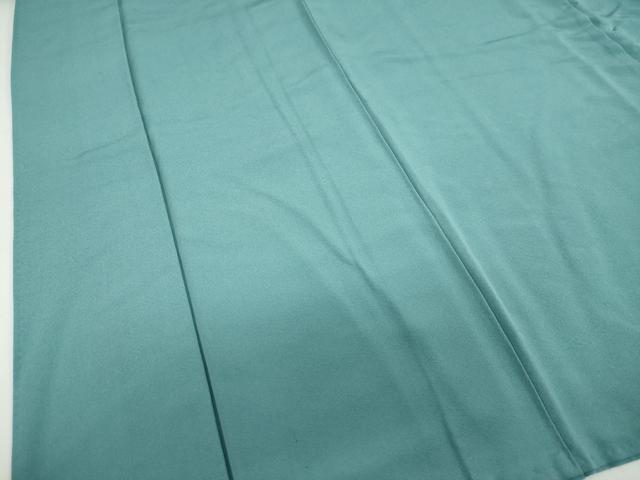 平和屋着物●上質な色無地 青緑色 正絹 逸品 DABG2150ud