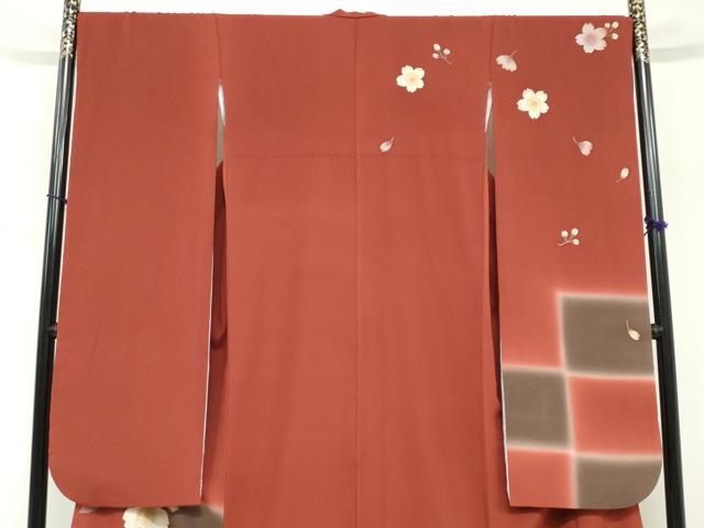 平和屋着物●豪華振袖 駒刺繍 舞桜文 暈し染め 金彩 正絹 逸品 DABG2154ud