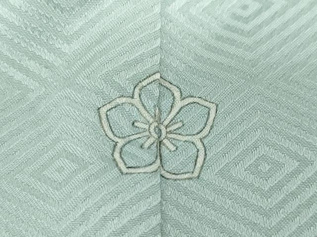 平和屋着物●訪問着 刺繍 エ霞草花文 金糸 正絹 逸品 DABG2173ud