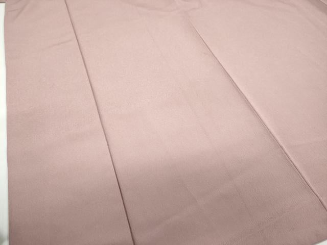 平和屋着物●洗える最高級着物 <英>はなぶさ謹製 色無地 胡桃染色 洗える着物 DABG2182ud