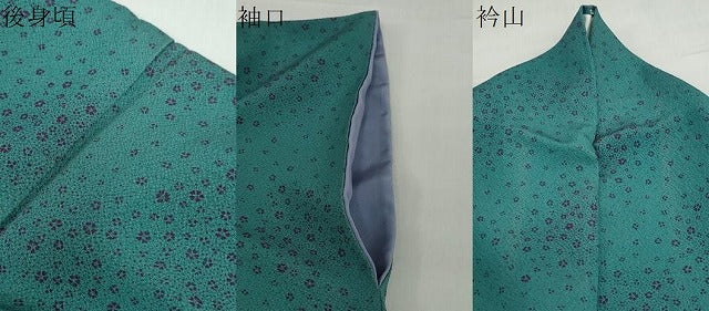 平和屋着物●世界的人形師 辻村寿三郎 ジュサブロー 小紋 舞花文 ゑり善扱い 正絹 逸品 DABG2184ud
