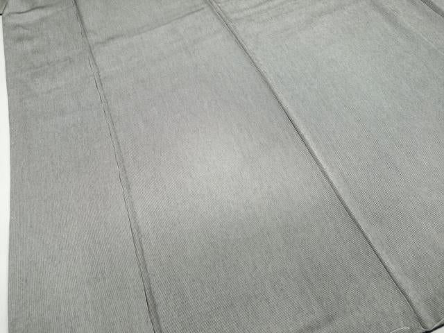平和屋着物●江戸小紋 万筋 黒色×白色 正絹 逸品 未使用 DABG2201ud