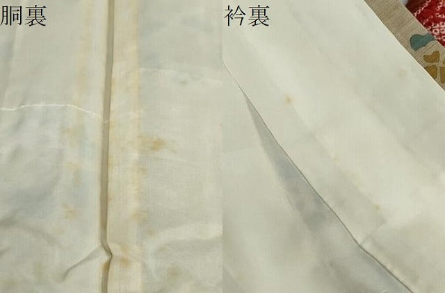 平和屋着物●上質な紬 舞花文 正絹 逸品 未使用 DABG2203ud