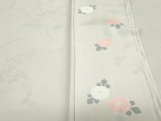 平和屋着物●訪問着 駒刺繍 草花文 暈し染め 金彩 正絹 逸品 DABG2272ud