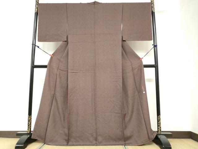 平和屋着物●伝統工芸師 服部光擴 江戸小紋 角通し 正絹 逸品 未使用 DABG2277ud