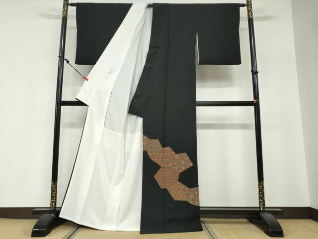 平和屋着物●洗える最高級着物 <英>はなぶさ謹製 色留袖 吉祥草花文 洗える着物 DABG2302ud