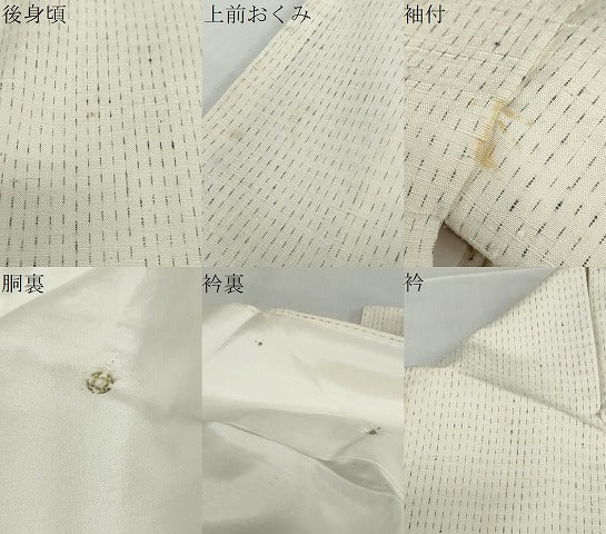 平和屋着物●上質な紬 絣文様 正絹 逸品 DABG2306ud
