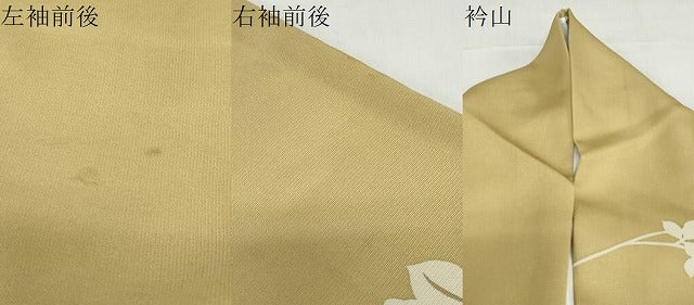 平和屋着物●訪問着 駒刺繍 枝葉文 正絹 逸品 DABG2335ud
