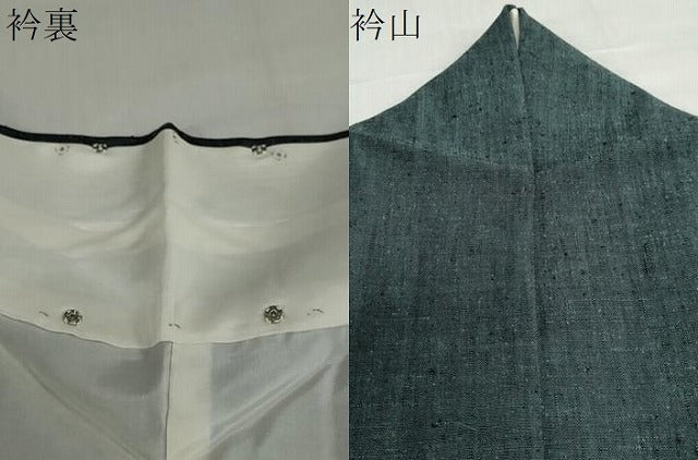 平和屋着物●上質な紬 虫襖色 正絹 逸品 DABG2367ud