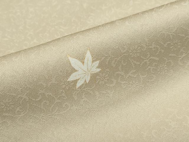 平和屋着物●上質な小紋 舞葉文 金彩 正絹 逸品 DABG2397ud