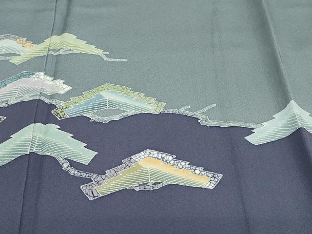 平和屋着物●訪問着 作家物 枝松文 正絹 逸品 DABG2416ud