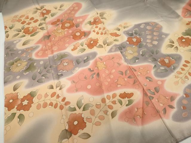 平和屋着物●訪問着 駒刺繍 辻が花 暈し染め 正絹 逸品 未使用 DABG2482ud