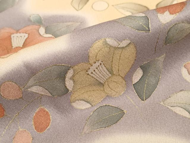 平和屋着物●訪問着 駒刺繍 辻が花 暈し染め 正絹 逸品 未使用 DABG2482ud