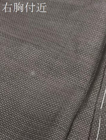 平和屋着物●本場大島紬 9マルキ 変わり縞 正絹 逸品 未使用 DABG2500ud