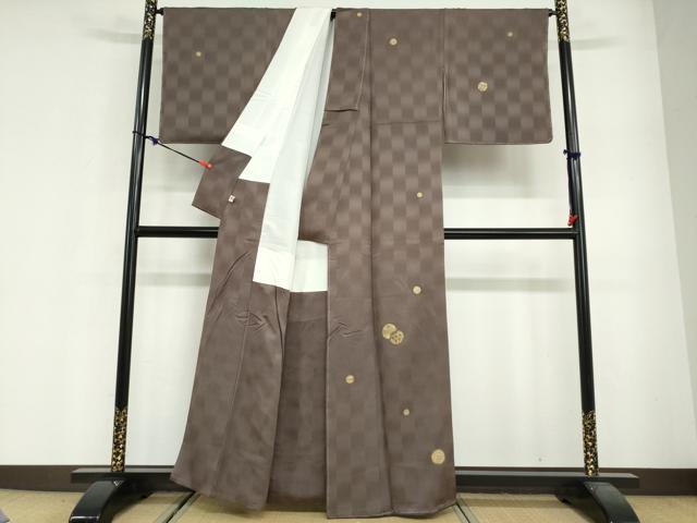 平和屋着物●訪問着 手毬文 金彩 まるやま扱い 正絹 逸品 未使用 DABG2505ud