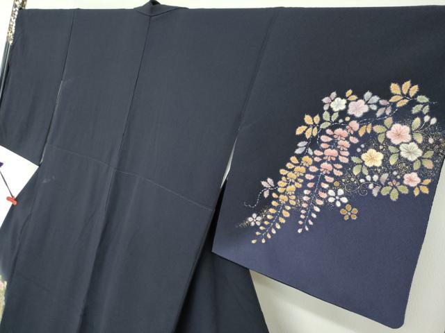 平和屋着物●越後十日町の一流染匠 桐屋・翠山工房 訪問着 辻が花 暈し染め 金彩 やまと誂製 正絹 逸品 DABG2509ud