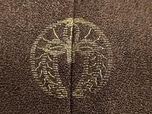 平和屋着物●訪問着 刺繍 草花文 金彩 大丸扱い 正絹 逸品 DABG2516ud
