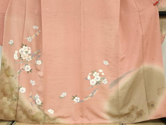 平和屋着物●豪華振袖 草花文 卯 暈し染め やまと誂製 正絹 逸品 DABG2540ud