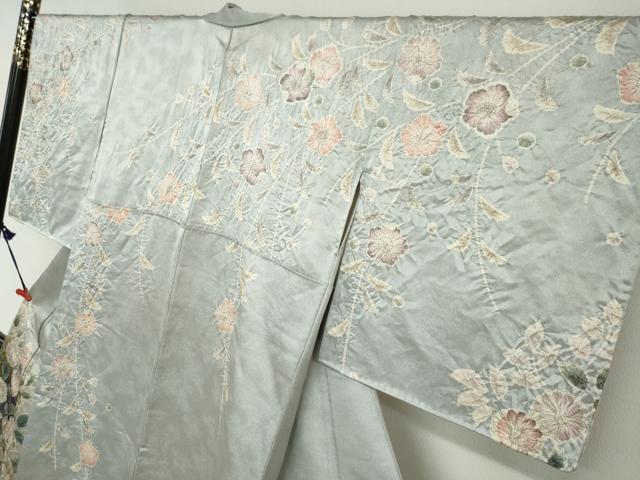 平和屋着物●伝統工芸士 白川貞夫 訪問着 絞り 辻が花 暈し染め 正絹 逸品 DABG2543ud