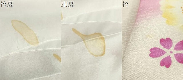平和屋着物●豪華振袖 熨斗花文 暈し染め 正絹 逸品 DABG2552ud