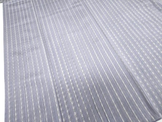 平和屋着物●上質な小紋 縞 正絹 逸品 DABG2553ud
