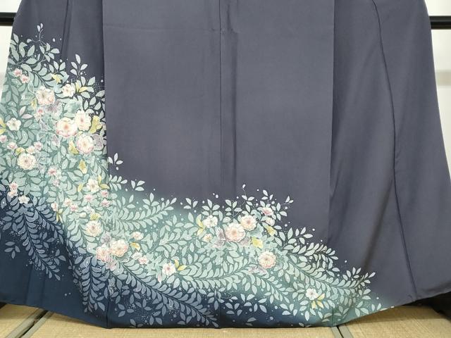 平和屋着物●訪問着 絞り 辻が花 暈し染め 正絹 逸品 DABG2564ud